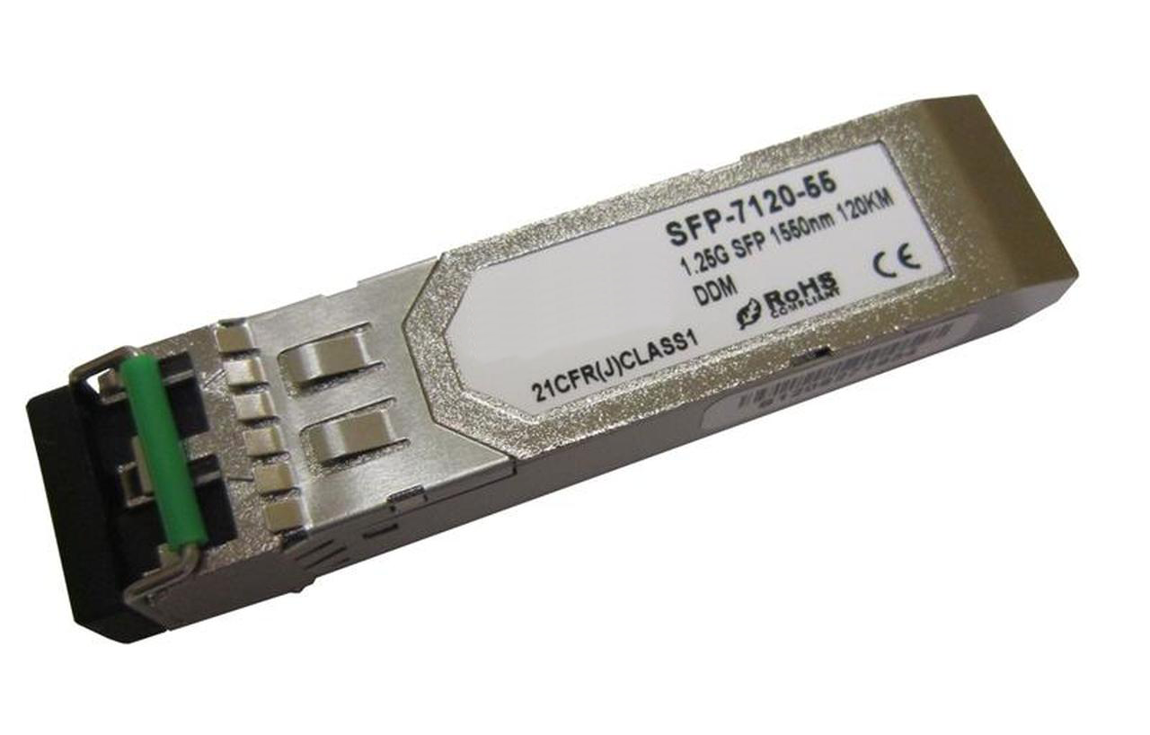 SFP-7120-55 1000Base-ZX SFP transceiver singlemode long-haul 120Km, 1550nm DDM