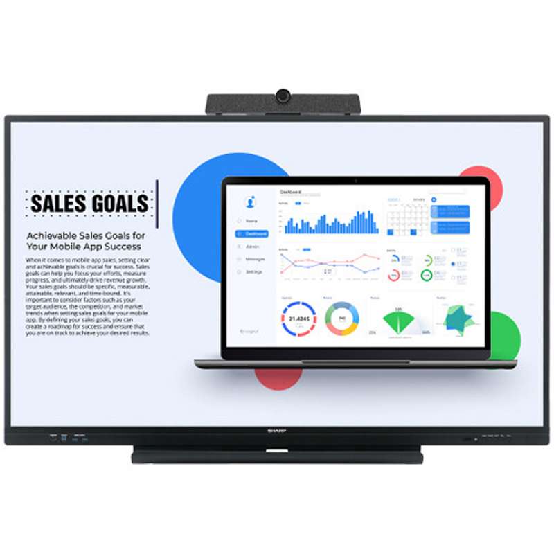 Sharp PN-LC752 AQUOS BOARD 75" 4K UHD Collaboration Display