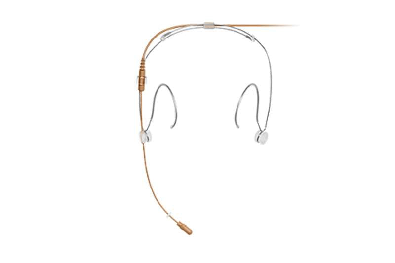 Shure DuraPlex Omnidirectional Mic, Lemo Connector-Cocoa
