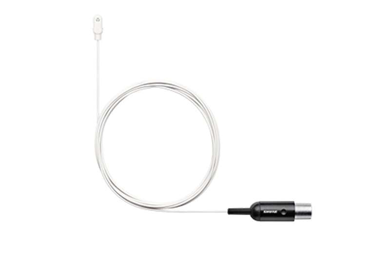 Shure DL4 DuraPlex Lavalier Mic, MTQG Connector, White