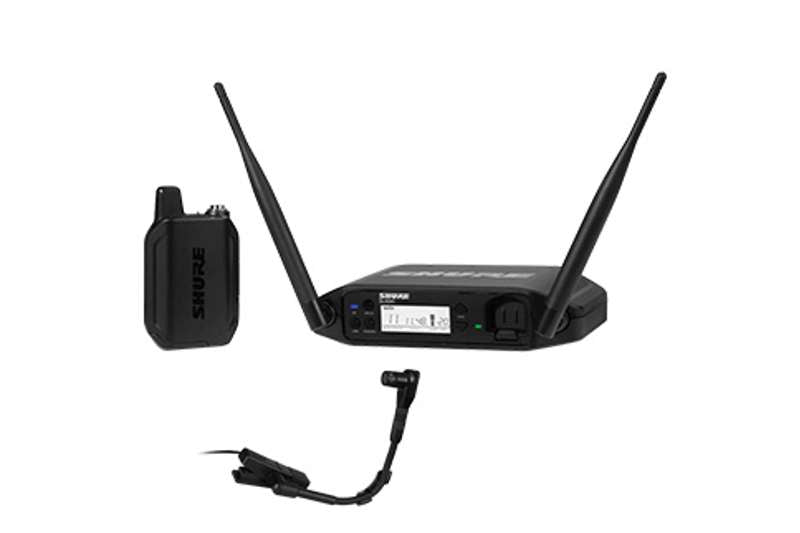 Shure GLXD14+/B98 Digital Wireless Instrument Syst. w. BETA98H Gooseneck Microphone