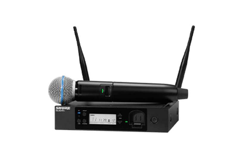 Shure GLXD24R+/B58 Digital Wireless Rack Syst. w/ BETA58A Vocal Microphone