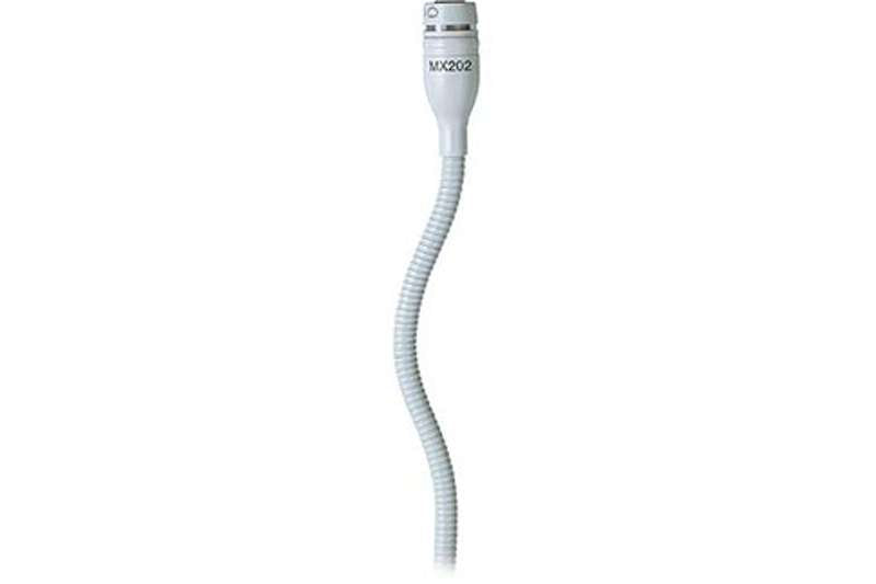Shure MX202W-A/S Bright White Overhead Microphone