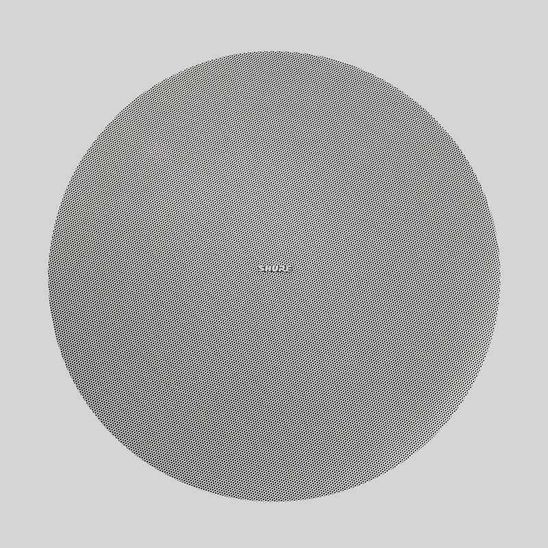 Shure MXP-5 Ceiling Mount Passive Loudspeaker and New Construction Bracket - White