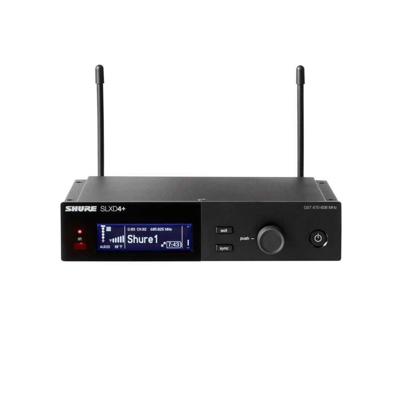 Shure SLXD14+/93 Wireless System with SLXD1 Bodypack and WL93 Subminiature Lavalier G57 Band