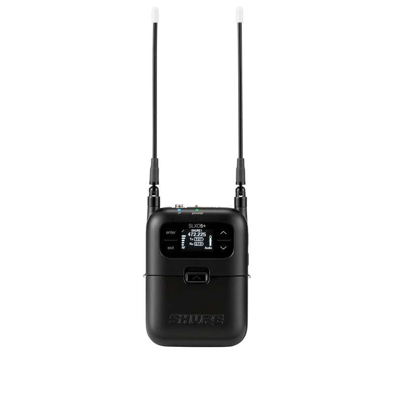 Shure SLXD15+/85M Wireless System with SLXD5 Portable Plug On Transmitter and WL185 Lavalier G57 Band