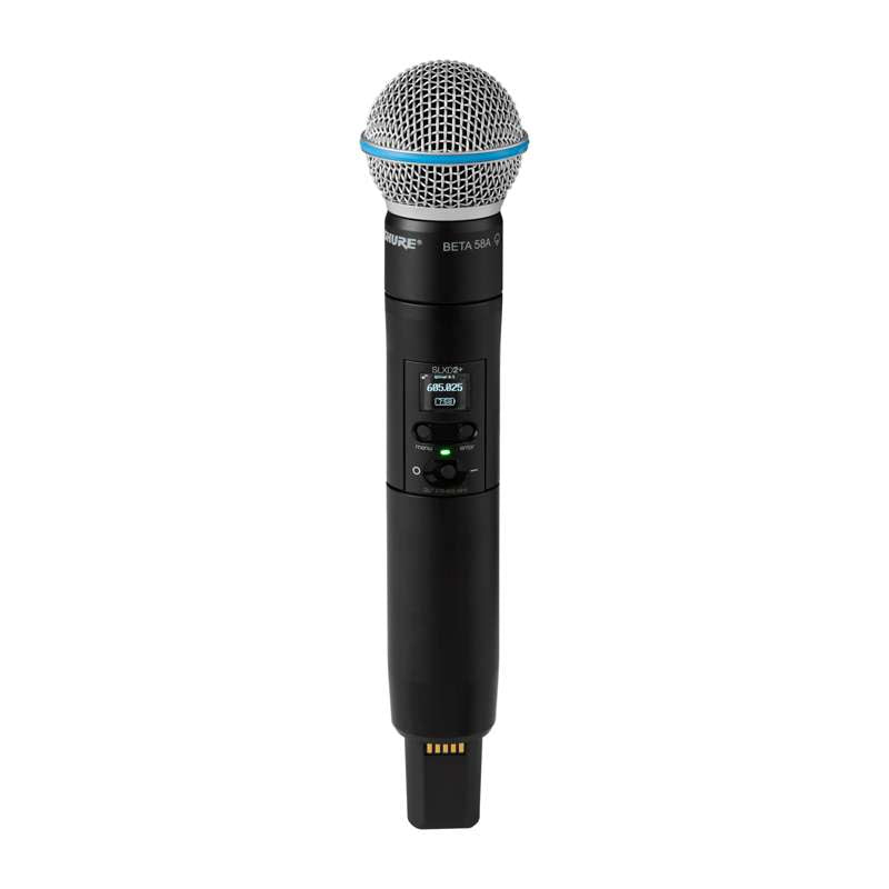 Shure SLXD2+/B58 Digital Handheld Wireless System with SLXD2 Handheld Transmitter and Beta 58A Capsule G57 Band