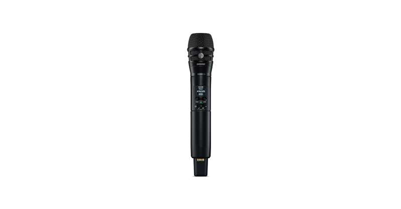 Shure SLXD2+/K8B Digital Handheld Wireless System with SLXD2 Handheld Transmitter and KSM8 Dualdyne Cartridge (Black) G57 Band