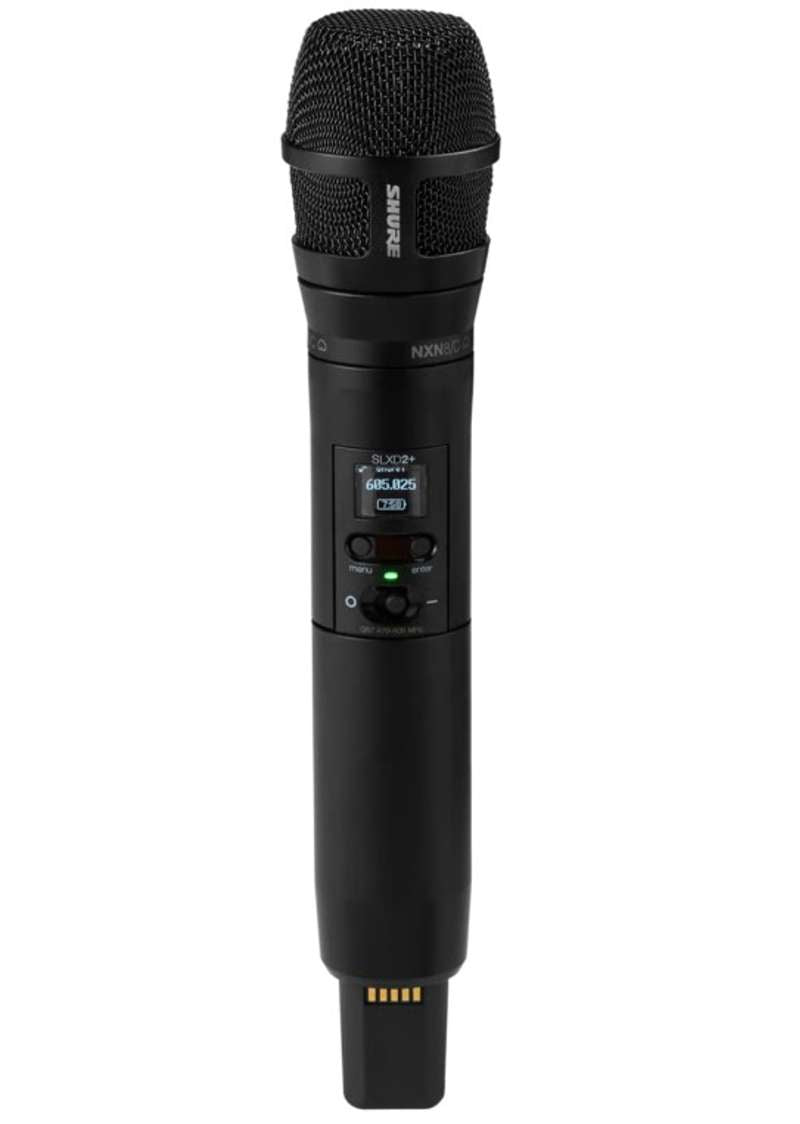 Shure SLXD2+/N8C Digital Handheld Wireless System with SLXD2 Handheld Transmitter with Nexadyne 8/C Microphone G57 Band