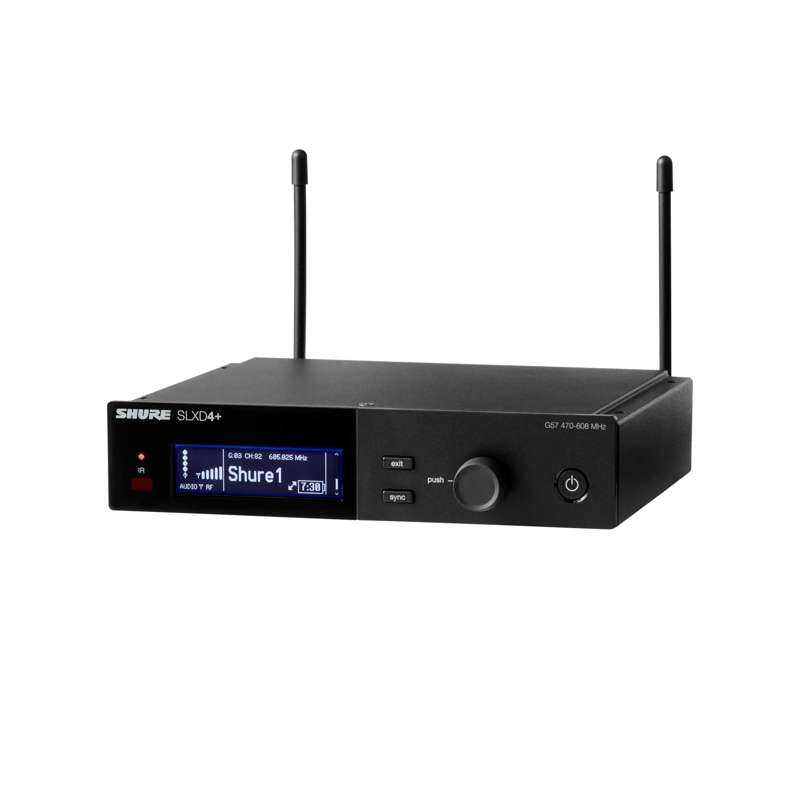Shure SLXD4+ Digital Single Channel Wireless Receiver G57 Band