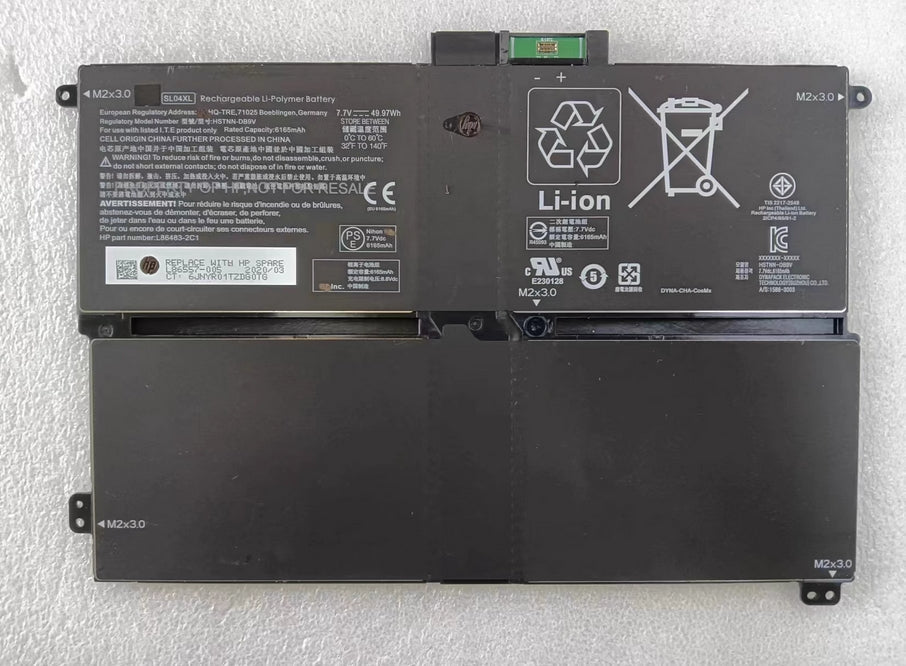 Hp SL04XL, 665460-001, HSTNN-DB3J, HSTNN-DB9V HSTNN-IB3J Battery