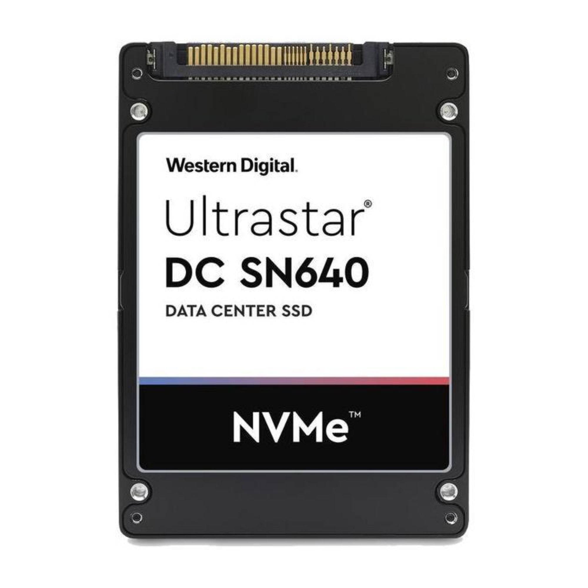 Western Digital Ultrastar DC SN640 WUS4CB080D7P3E4 0TS1854 800GB 2 DWPD PCIe Gen 3.1 x4 4GB/s 3D TLC U.2 NVMe 2.5in SSD