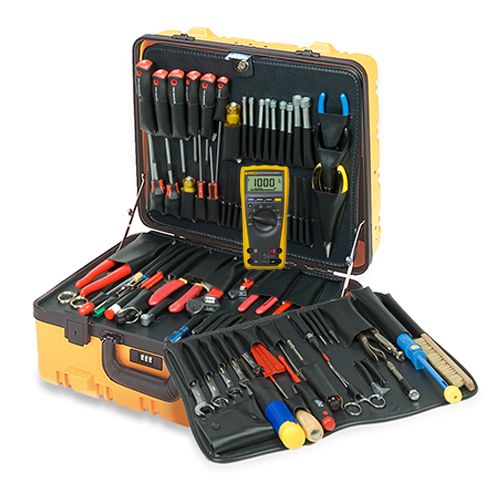 SPC66HY-01 MRO Field Engineer Tool Kit w/DMM, 8.5" Hi-Viz Case