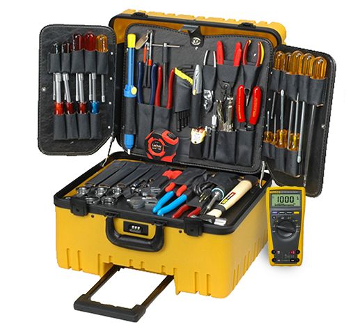 SPC81CY-01 Electro-Mechanical Service Kit+DMM, 10" Yellow Wheeled
