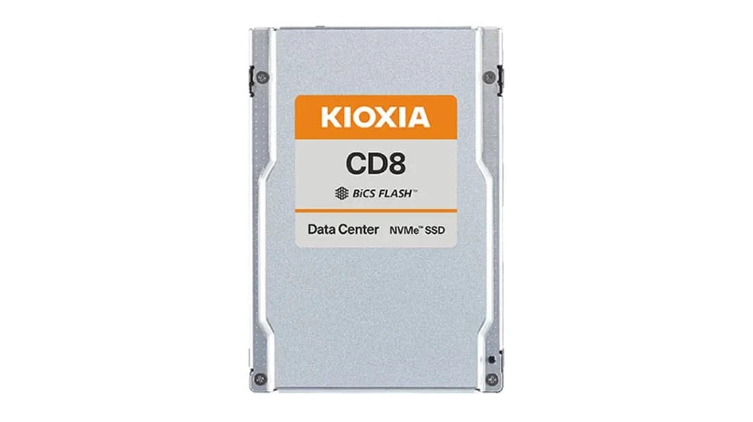 KIOXIA KCD81RUG15T3 CD8-R 15 TB PCI Express 4.0 x4 2.5" Solid State Drive