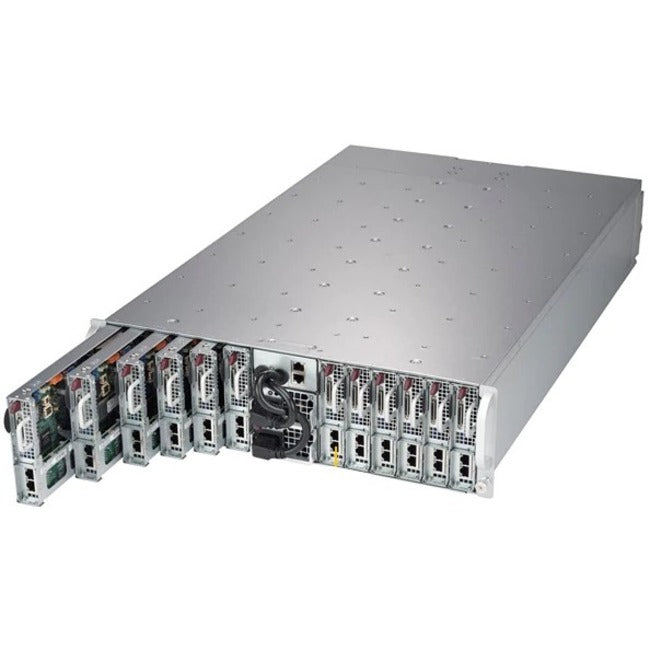 Supermicro SuperServer SYS-5039MC-H12TRF 3U 12-Node Intel Xeon E 6-Core 128GB Server