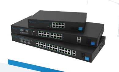 Eagle Eye Switch CSW20g (16 Port Gbit Managed PoE+ Switch with 2xUplink & 2xSFP, 250W) Monthly w/1Year Commit (EN-CSW20g-1)