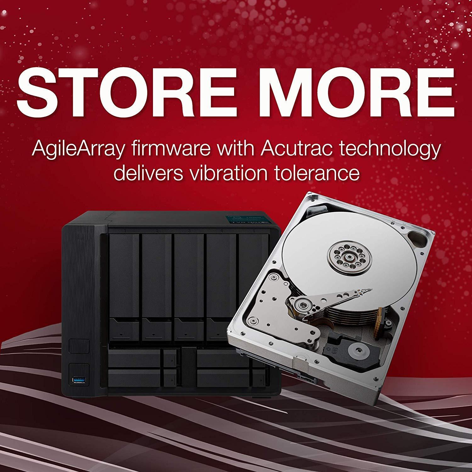 Seagate IronWolf 10TB NAS Internal Hard Drive HDD – 3.5 Inch SATA 6Gb/s 7200 RPM 256MB Cache for RAID Network Attached Storage (ST10000VN0004)-FoxTI