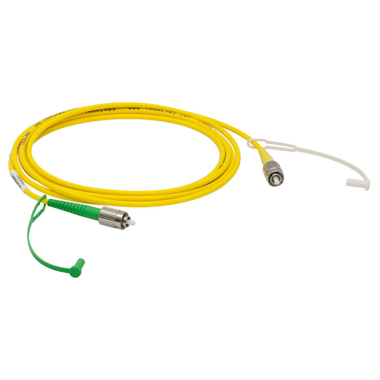 TH-P4-SMF28EAR-2 - SM Patch Cable, AR-Coated FC/APC to Uncoated FC/PC, 1260 - 1620 nm, 2 m