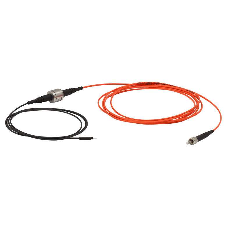 TH-RJPFL2 - FC/PC to Ø1.25 mm Ferrule Rotary Joint Patch Cable, Ø200 µm Core, 3 m Long