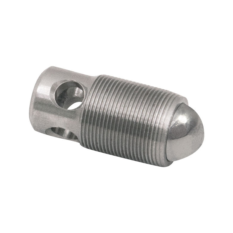 TH-F25ST050 - Fine Hex Adjuster with Torque Holes, 1/4"-80, 1/2" Long