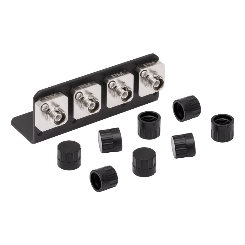TH-ADAFCPMB5 - FC/PC to FC/PC or FC/APC to FC/APC Quadruple L-Bracket Mating Sleeve, Wide Precision Key (2.2 mm)