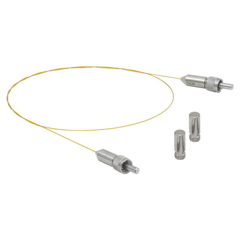 TH-MV21L1 - Ø200 µm, 0.22 NA, UHV, High-Temp. SMA Patch Cable, High OH, 1 Meter