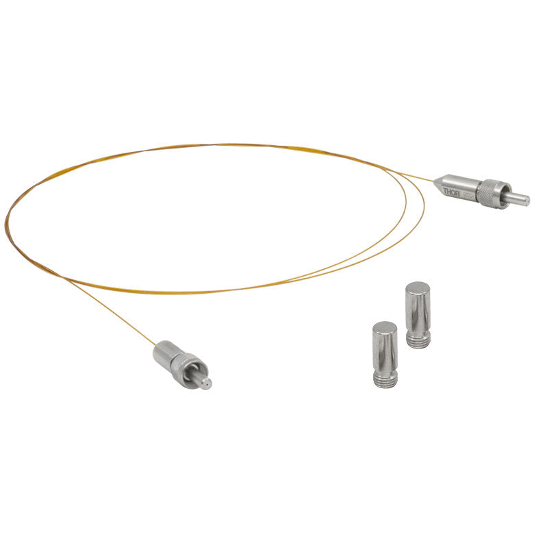TH-MV22L1 - Ø200 µm, 0.22 NA, UHV, High-Temp. SMA Patch Cable, Low OH, 1 Meter