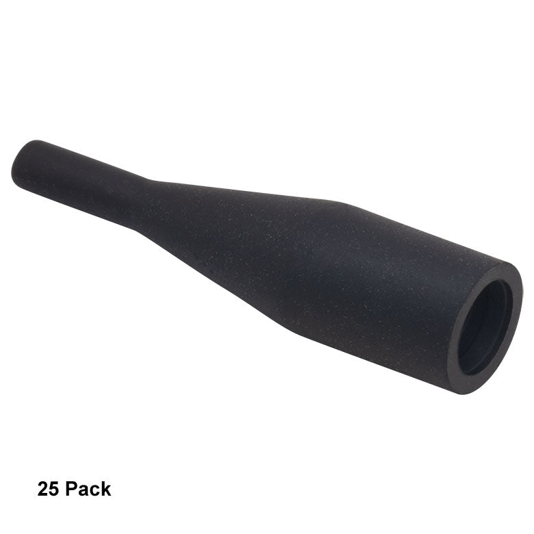 T-190044B - Black Strain Relief Boot for Ø900 µm Tubing, 25 Pack
