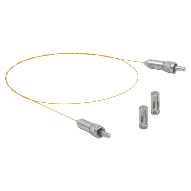 TH-MV64L05 - Ø600 µm, 0.22 NA, UHV, High-Temp. SMA Patch Cable, Low OH, 0.5 Meter