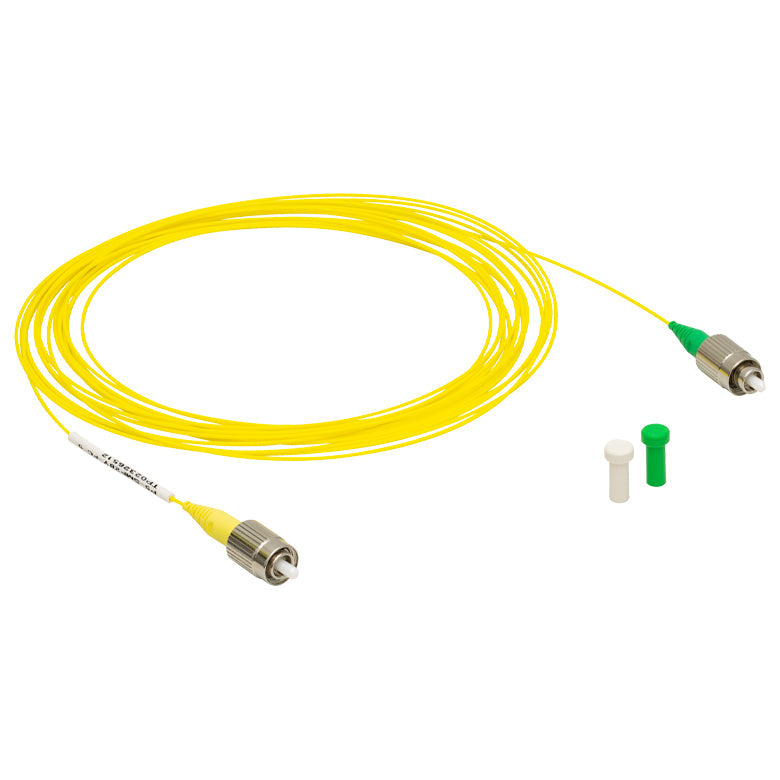 TH-P5-780Y-FC-2 - Single Mode Patch Cable, 780 - 970 nm, FC/PC to FC/APC, Ø900 µm Jacket, 2 m Long