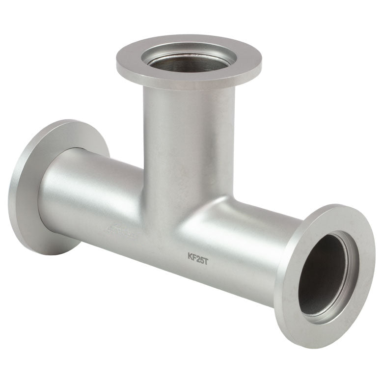 T-KF25T - Three-Way Tee Fitting with KF25 Vacuum FLanges