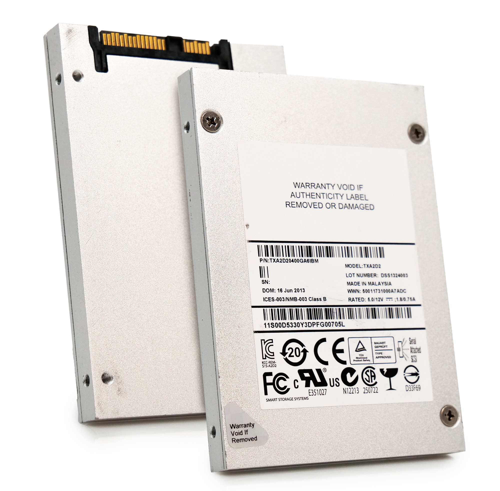 SanDisk TXA2D2 400gb 1 DWPD SAS 12Gb/s 2.5in Recertified Solid State Drive