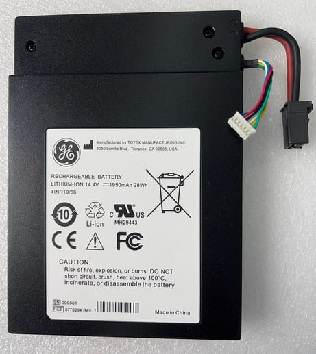 U80304-2 5450061-2 Battery for GE Volusion S8 S7 5450061 480304-2 5778294