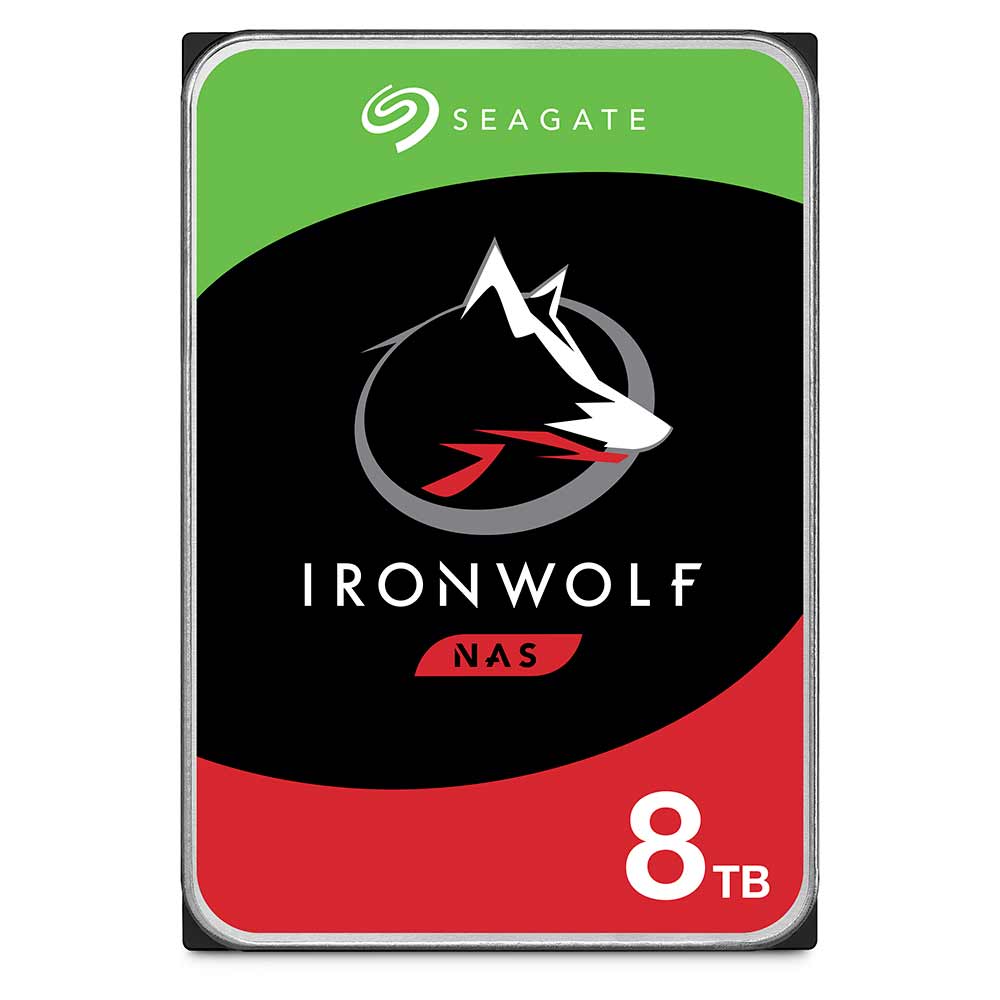 Seagate IronWolf ST8000VN0022 8TB 7.2K RPM SATA 6Gb/s 512e 3.5in Recertified Hard Drive