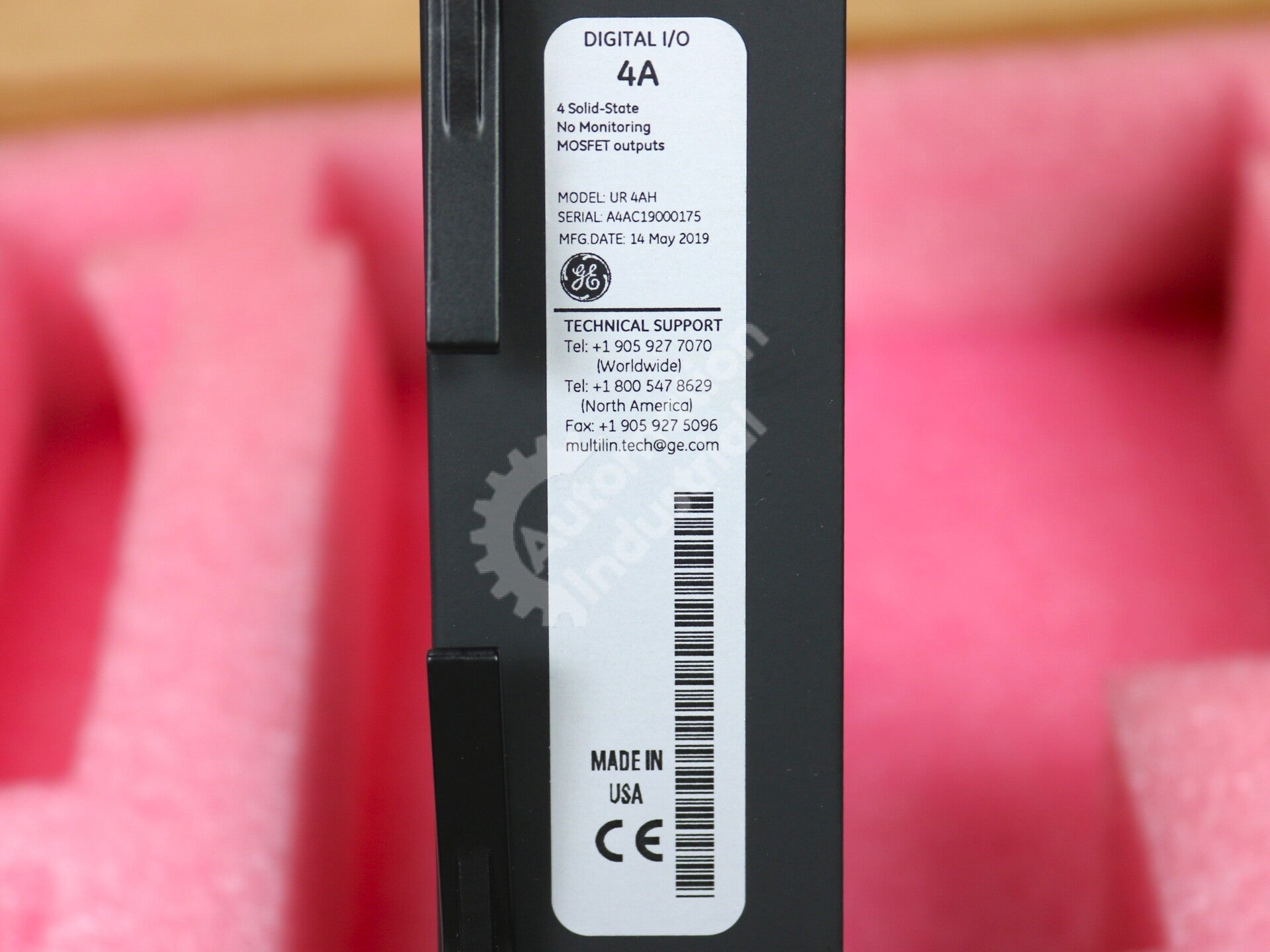 UR 4AH By GE Multilin UR-4AH Solid State I/O Relay Module