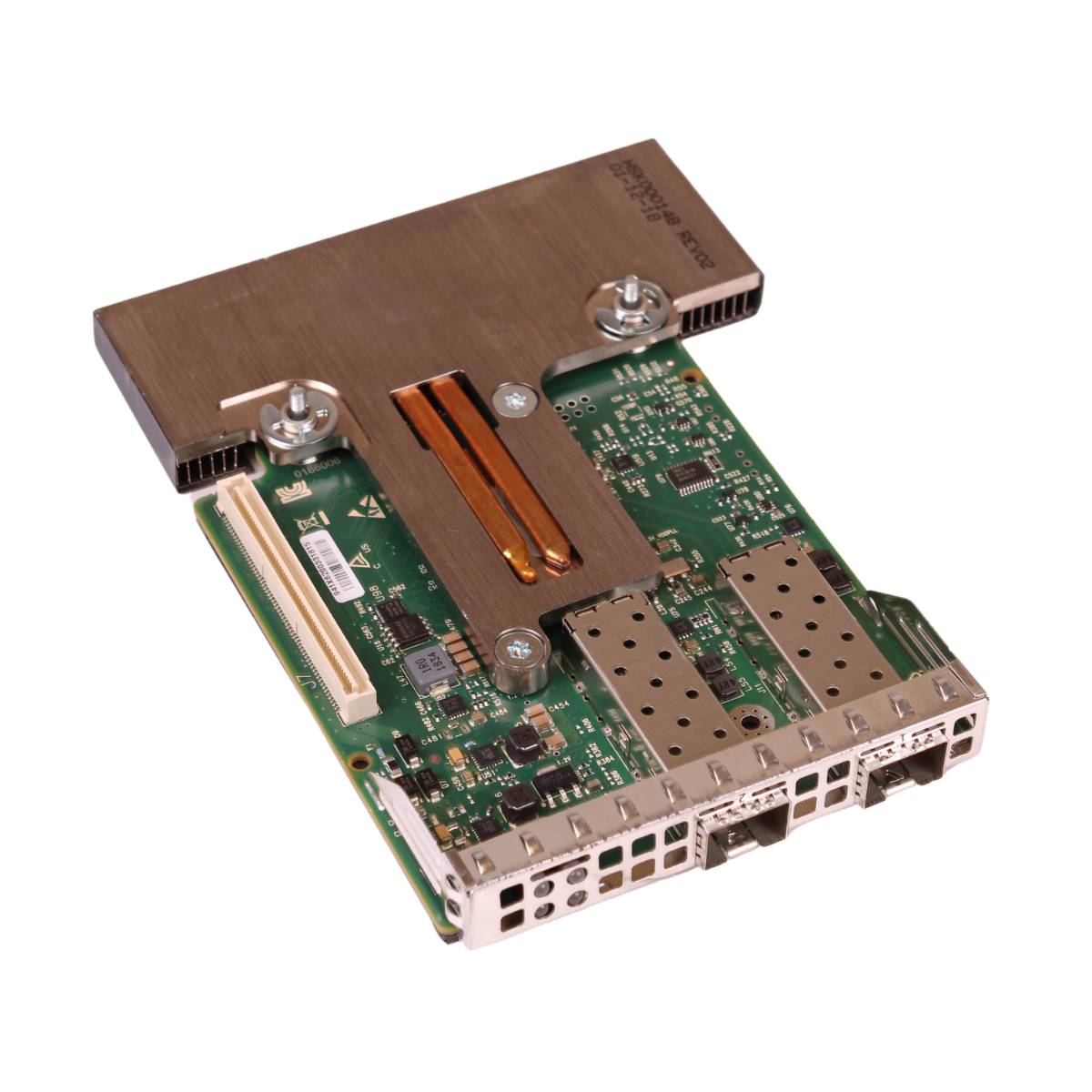 Dell R640 Mellanox CX422A ConnectX-4 25GB SFP+ Dual Port Network Daughter Card 0R887V R887V