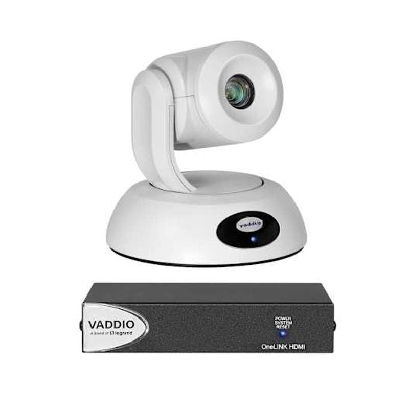 Vaddio RoboSHOT 4K 12E HDBT Camera OneLINK HDMI System, White