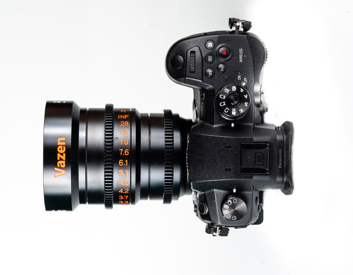 Vazen 28mm T/2.2 1.8X Anamorphic Lens for MFT Camera