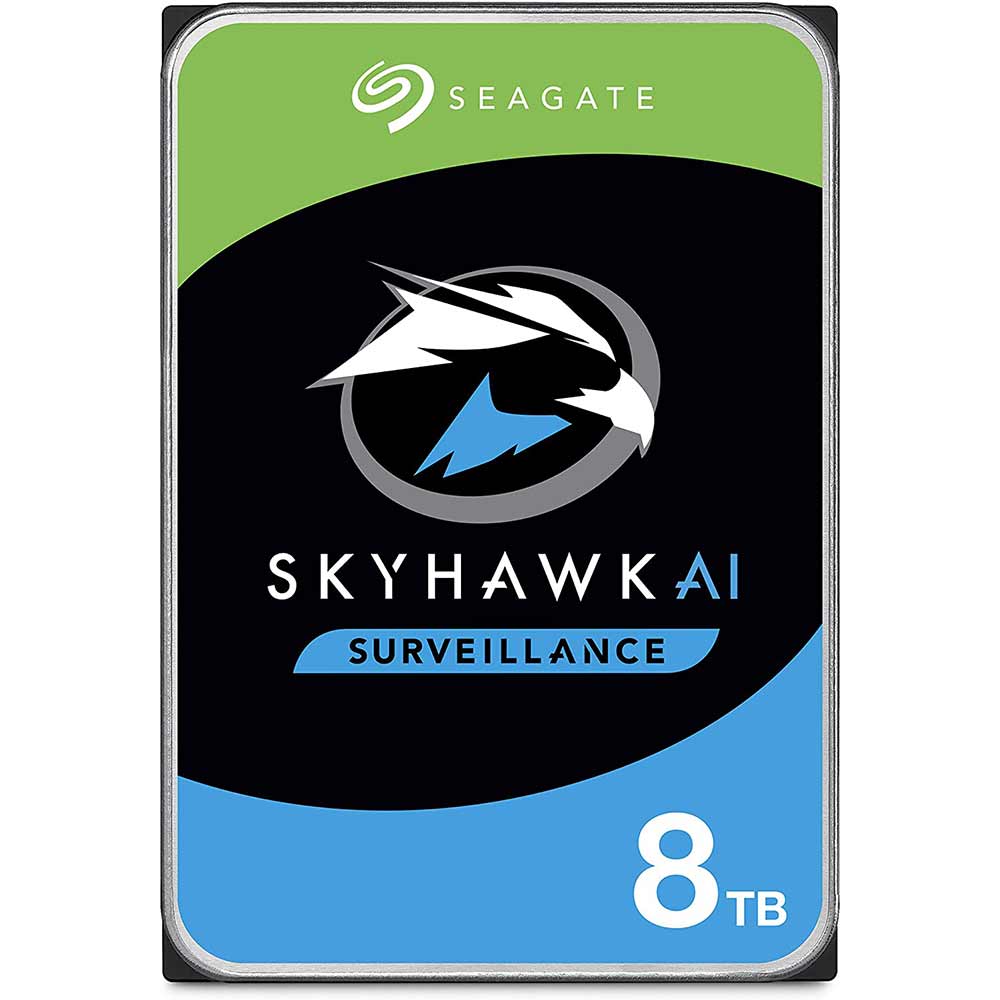 Seagate Skyhawk AI Surveillance ST8000VE0004 8TB 7.2K RPM SATA 6Gb/s 512e 3.5in Hard Drive