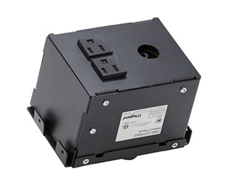 Wiremold InteGreat All Power Table Box, Field Wired, Aluminum