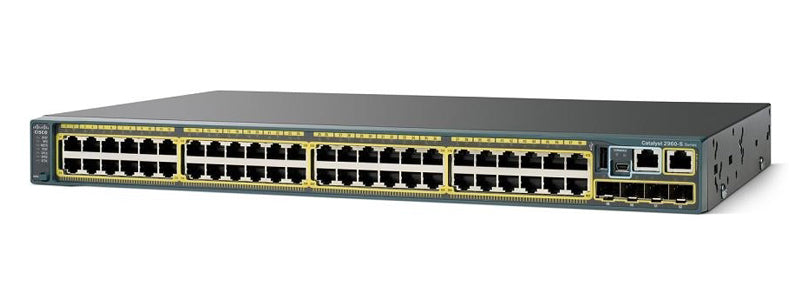 Cisco WS-C2960X-48TS-L Refurbished 48-Port Gigabit Switch LAN Base