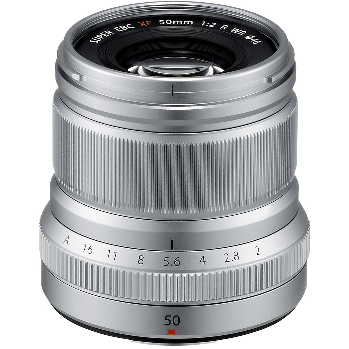 Fujifilm XF 50mm F2 R WR Lens (Black & Silver)