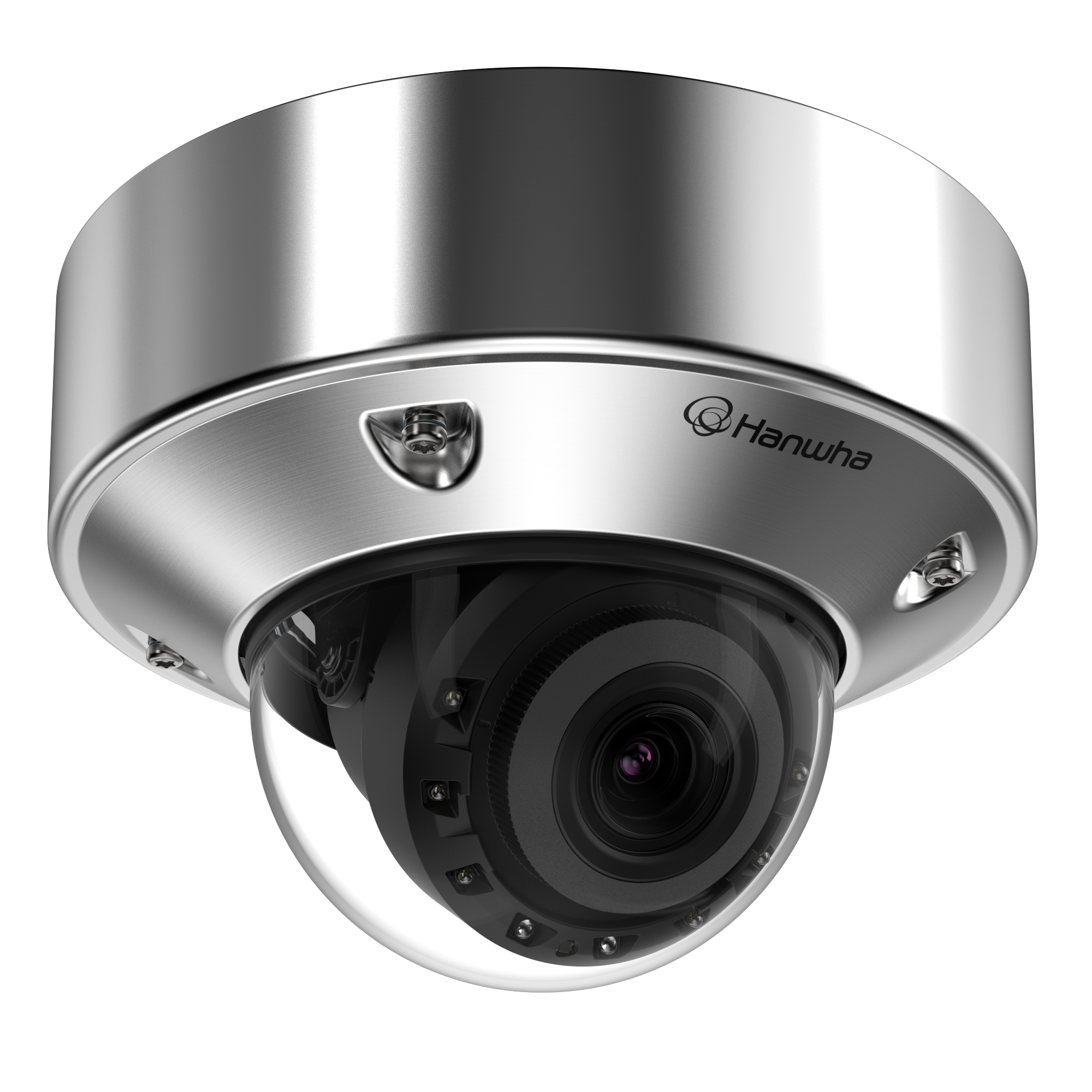 Hanwha XNV-A9084RS 8MP IR Stainless Steel AI Camera