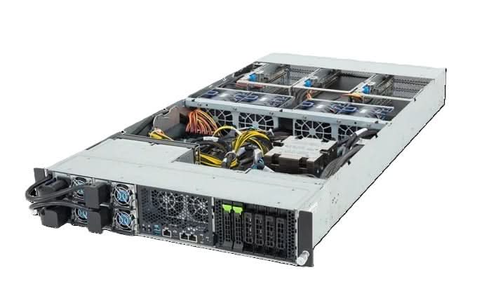 Gigabyte XV23-ZX0-IAJ1 Nvidia HGX AMD EPYC 2U Rackmount/GPU Server