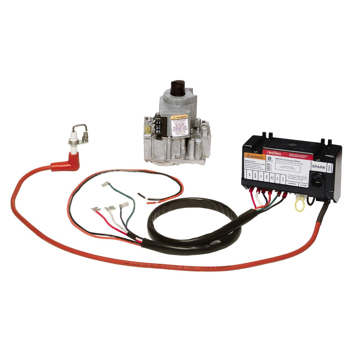 Y8610U4001 | Honeywell Intermittent Pilot Retrofit Kit (Natural/LP Gas, 24VAC, 150k BTU)