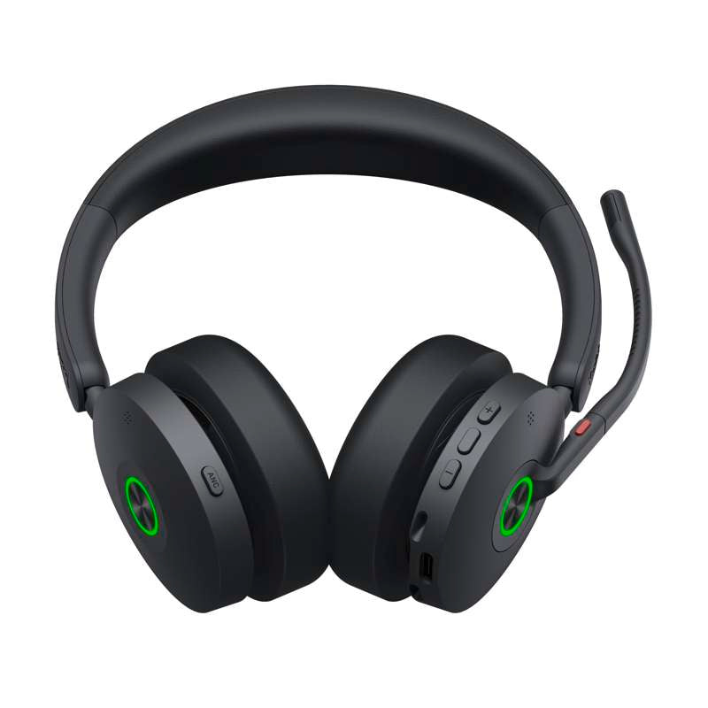 Yealink BH74 with Stand Teams USB-C/A Teams-Certified Bluetooth Headset with Charging Stand