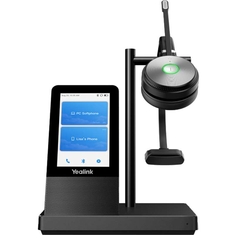 Yealink WH66 Mono UC - DECT Wireless Headset with UC Workstation