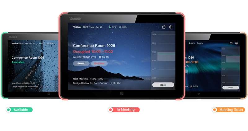 Yealink RoomPanel Plus E2 Advanced Room Scheduling Panel with Android 13