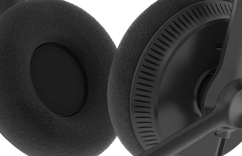 Yealink YHS34 Lite Dual - Lightweight RJ9 Wired Headset for Yealink IP Phones
